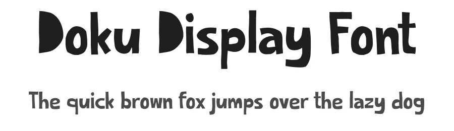 Doku Display Font by Rautan Studio — Display Font