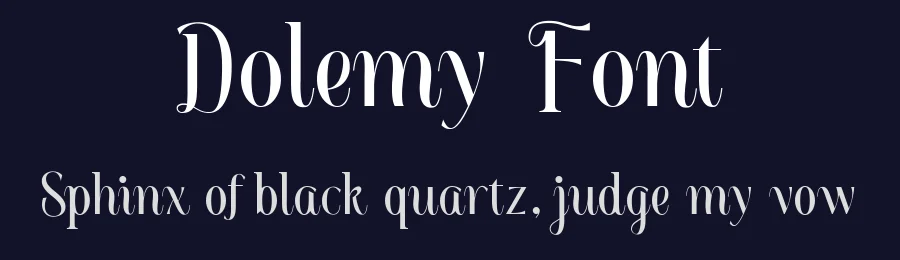 Dolemy Font by TypeClassHeroes — Serif Font — thumbnail 2