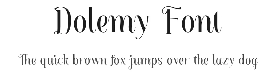 Dolemy Font by TypeClassHeroes — Serif Font