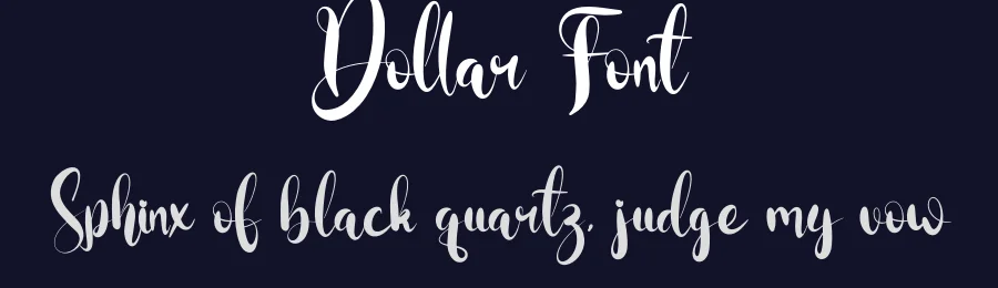 Dollar Font by fahmistudio99 — Script Handwritten Font — thumbnail 2