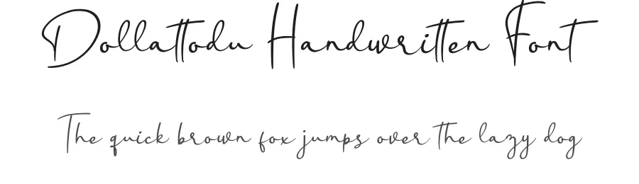 Dollattodu Handwritten Font by andikastudio — Script Handwritten Font