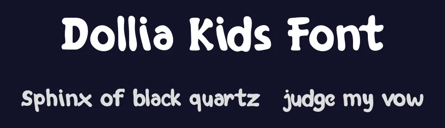 Dollia Kids Font by pandekastudio — Display Font — thumbnail 2