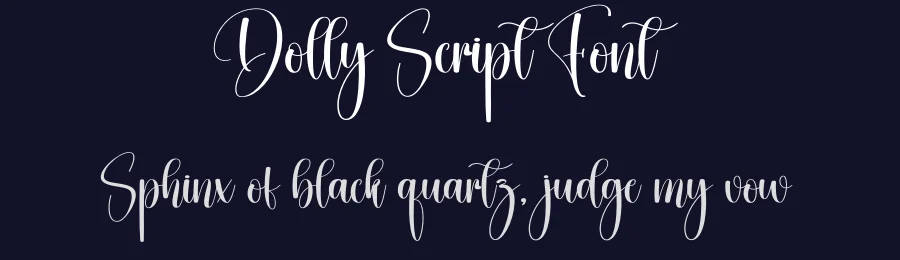 Dolly Script Font by creativeletter — Script Handwritten Font — thumbnail 2