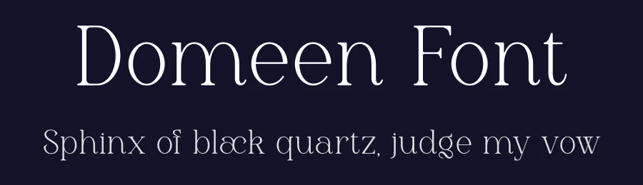 Domeen Font by Artnivora Studio — Serif Font — thumbnail 2