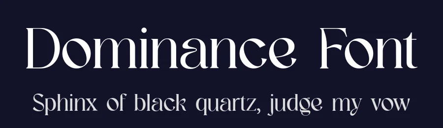 Dominance Font by UICreative — Serif Font — thumbnail 2