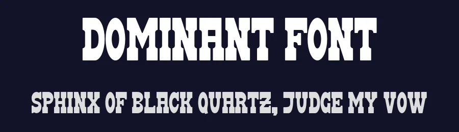 Dominant Font by Marvadesign — Decorative Font — thumbnail 2