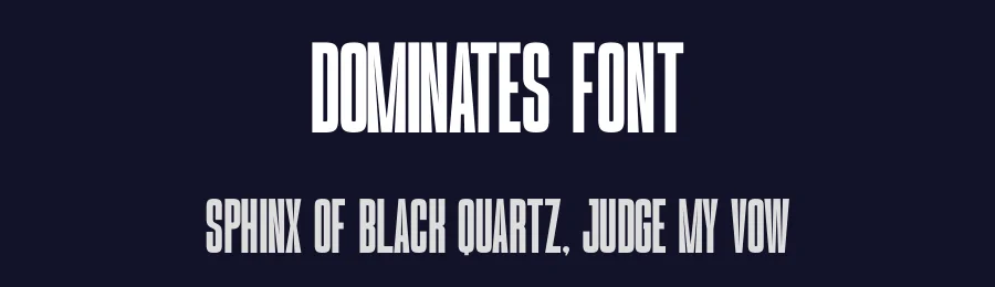Dominates Font by Funtype — Decorative Font — thumbnail 2