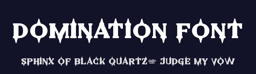 Domination Font by noahtype — Decorative Font — thumbnail 2