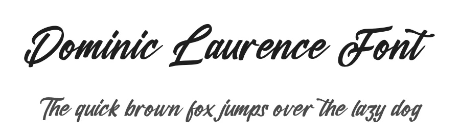 Dominic Laurence Font by perspectype — Script Handwritten Font