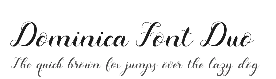 Dominica Font Duo by ridestudio — Script Handwritten Font