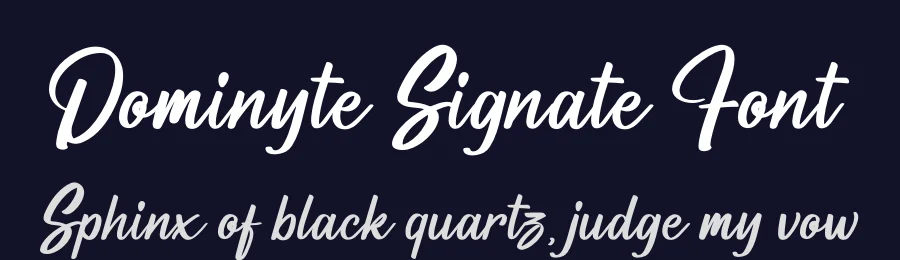 Dominyte Signate Font by perspectype — Script Handwritten Font — thumbnail 2
