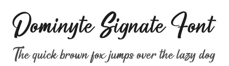 Dominyte Signate Font by perspectype — Script Handwritten Font