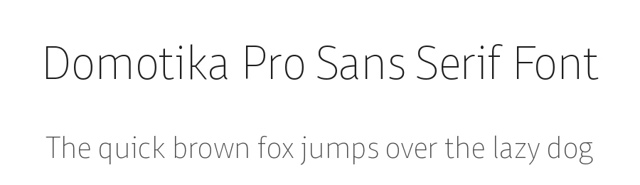 Domotika Pro Sans Serif Font by Zetafonts — Sans Serif Font
