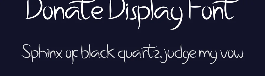 Donate Display Font by inermediaSTUDIO — Decorative Font — thumbnail 2