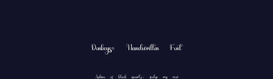 Donkeys Handwritten Font by inermediaSTUDIO — Script Handwritten Font — thumbnail 2