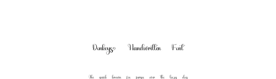Donkeys Handwritten Font by inermediaSTUDIO — Script Handwritten Font