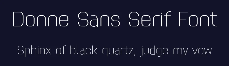 Donne Sans Serif Font by Instagram Fonts — Sans Serif Font — thumbnail 2