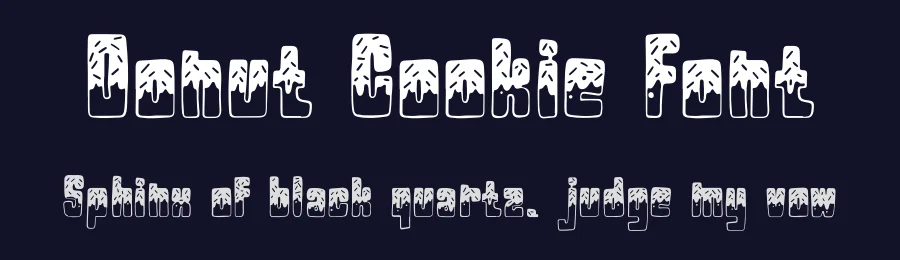 Donut Cookie Font by imamfathoni0 — Display Font — thumbnail 2
