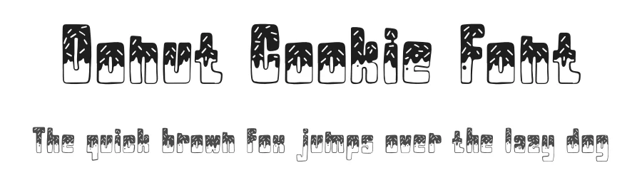 Donut Cookie Font by imamfathoni0 — Display Font