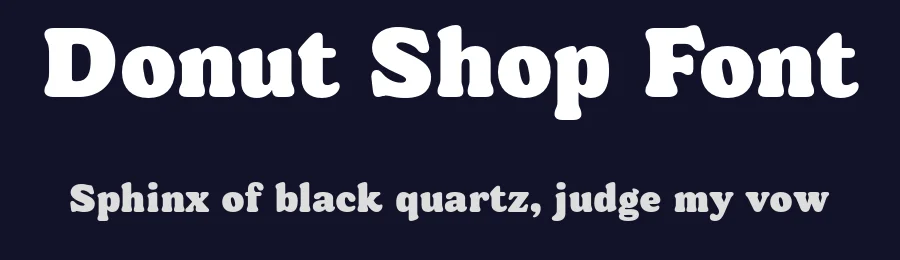 Donut Shop Font by Surplus Type Co — Serif Font — thumbnail 2