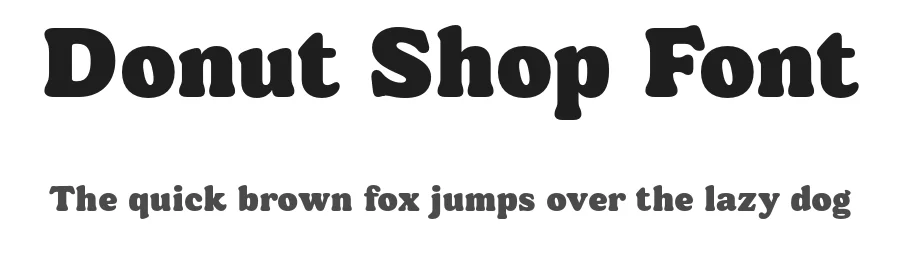 Donut Shop Font by Surplus Type Co — Serif Font