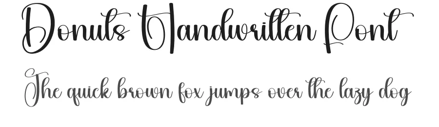 Donuts Handwritten Font by andikastudio — Script Handwritten Font