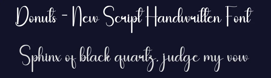 Donuts – New Script Handwritten Font by andikastudio — Script Handwritten Font — thumbnail 2