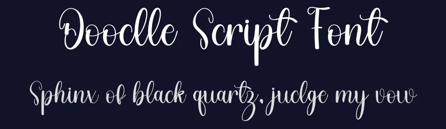 Doodle Script Font by freshtypeink — Script Handwritten Font — thumbnail 2