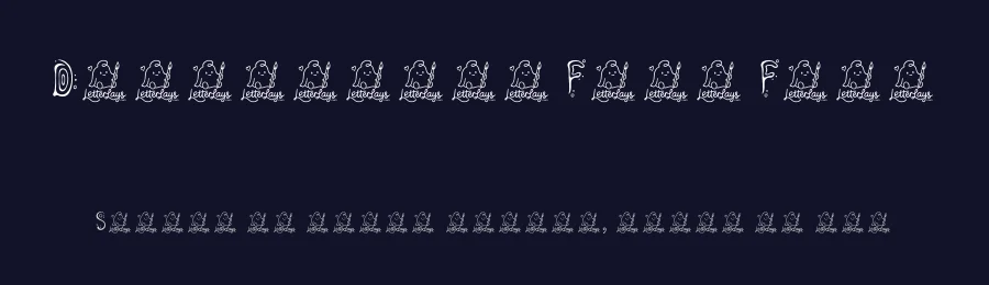 Doodlemyst Free Font by Letterlays — Display Font — thumbnail 2