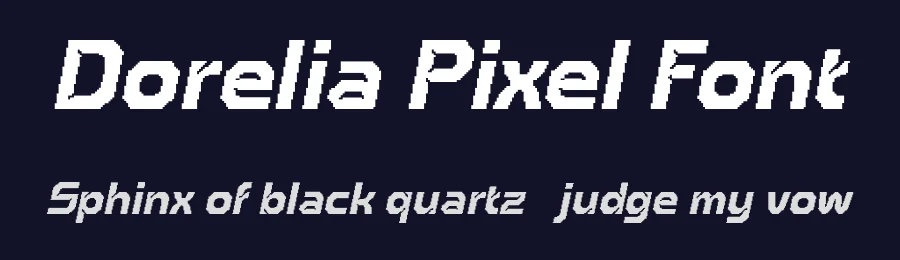 Dorelia Pixel Font by craftsupplyco — Display Font — thumbnail 2