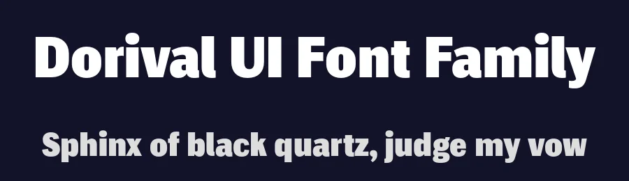 Dorival UI Font Family by Blackletra — Sans Serif Font — thumbnail 2