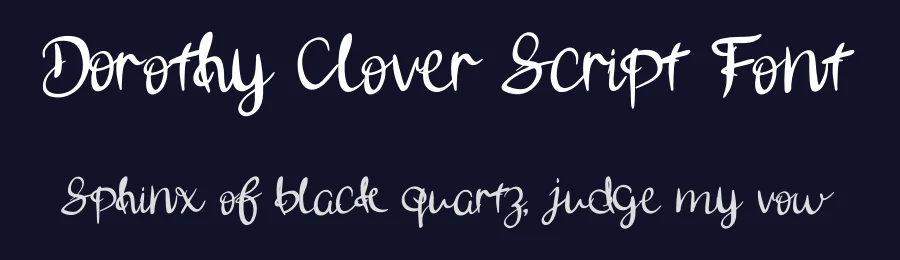 Dorothy Clover Script Font by Dhabee — Script Handwritten Font — thumbnail 2