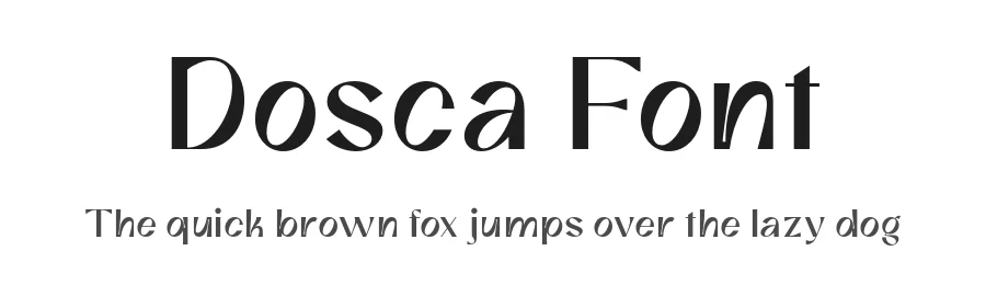 Dosca Font by Ardyanatypes — Sans Serif Font