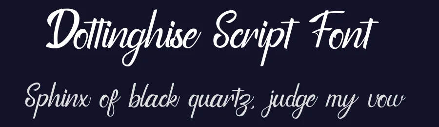 Dottinghise Script Font by Muhammad Wahyudin — Script Handwritten Font — thumbnail 2