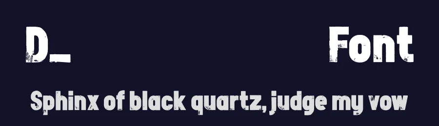 Double Tracker Font by [email protected] — Display Font — thumbnail 2