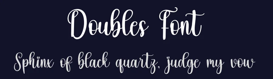 Doubles Font by inermediaSTUDIO — Script Handwritten Font — thumbnail 2