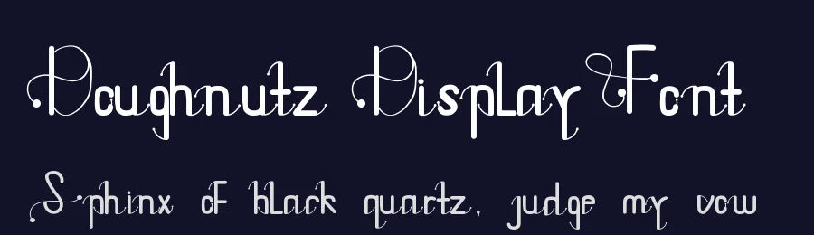 Doughnutz Display Font by edricstudio — Display Font — thumbnail 2