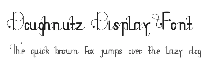Doughnutz Display Font by edricstudio — Display Font