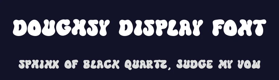 Doughsy Display Font by Dm Studio — Display Font — thumbnail 2