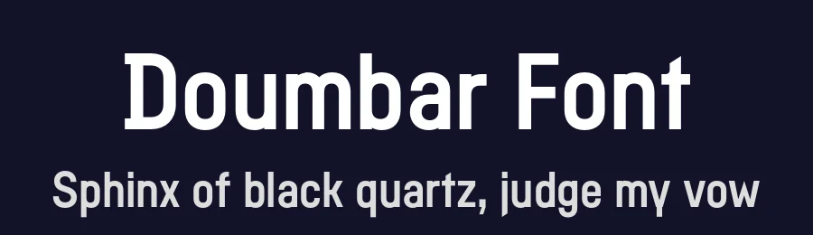 Doumbar Font by atipo — Sans Serif Font — thumbnail 2