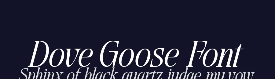 Dove Goose Font by alit design — Serif Font — thumbnail 2