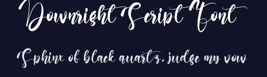 Downright Script Font by creativeletter — Script Handwritten Font — thumbnail 2