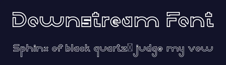 Downstream Font by noahtype — Sans Serif Font — thumbnail 2
