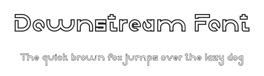 Downstream Font by noahtype — Sans Serif Font
