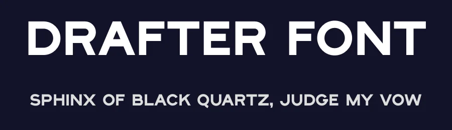 Drafter Font by Double Dagger — Sans Serif Font — thumbnail 2