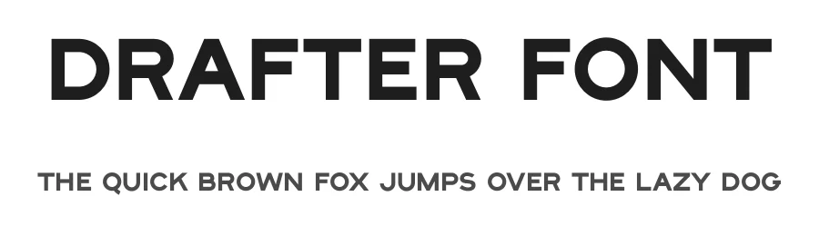 Drafter Font by Double Dagger — Sans Serif Font