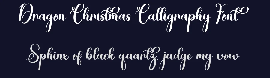 Dragon Christmas Calligraphy Font by andikastudio — Script Handwritten Font — thumbnail 2