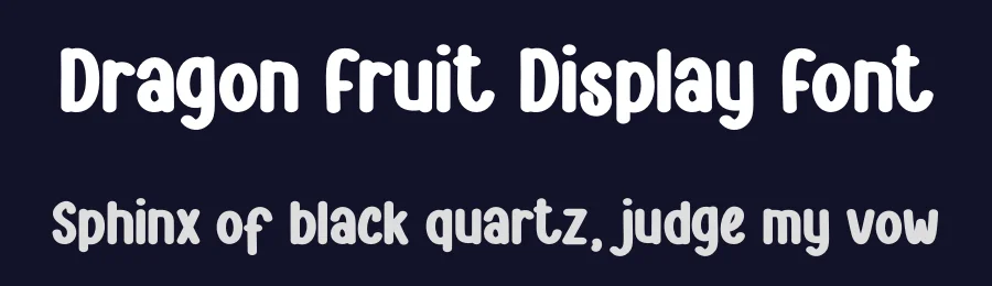 Dragon Fruit Display Font by andikastudio — Display Font — thumbnail 2