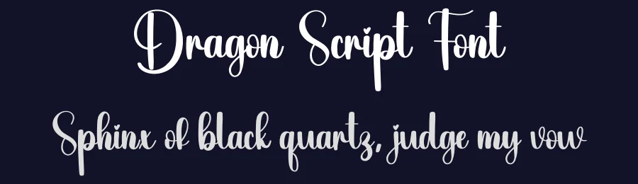 Dragon Script Font by creativeletter — Script Handwritten Font — thumbnail 2