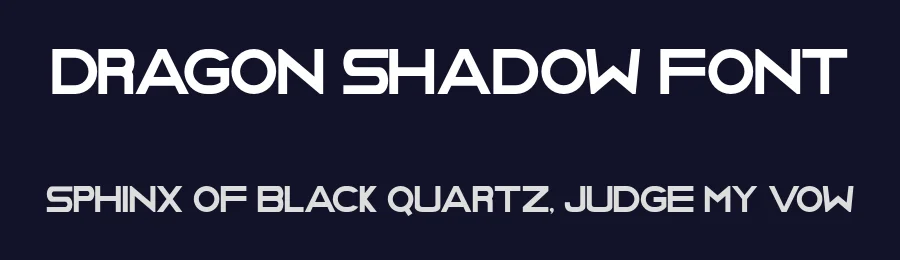 Dragon Shadow Font by MasyafiStudio — Display Font — thumbnail 2